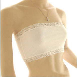 Spring lace modal antibiotic perspicuousness tube top comfortable lace decoration tube top