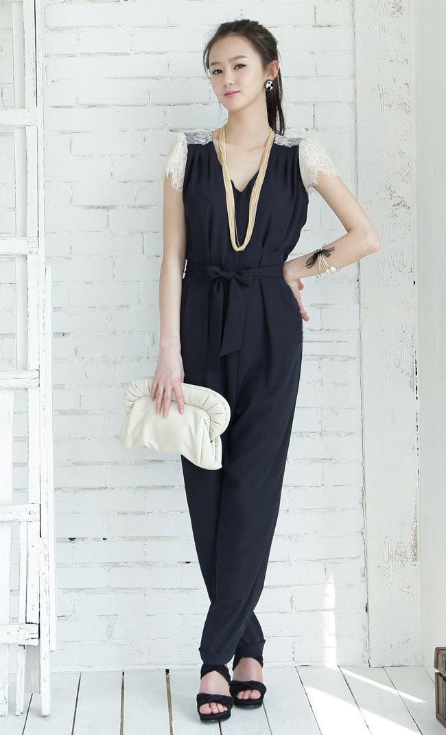 spring Lace was thin pants coveralls Jumpsuits