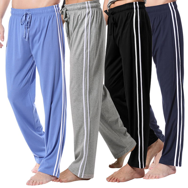 Spring male 100% cotton sleepwear pajama pants derlook sleepwear trousers exercise pants casual long pajama pants