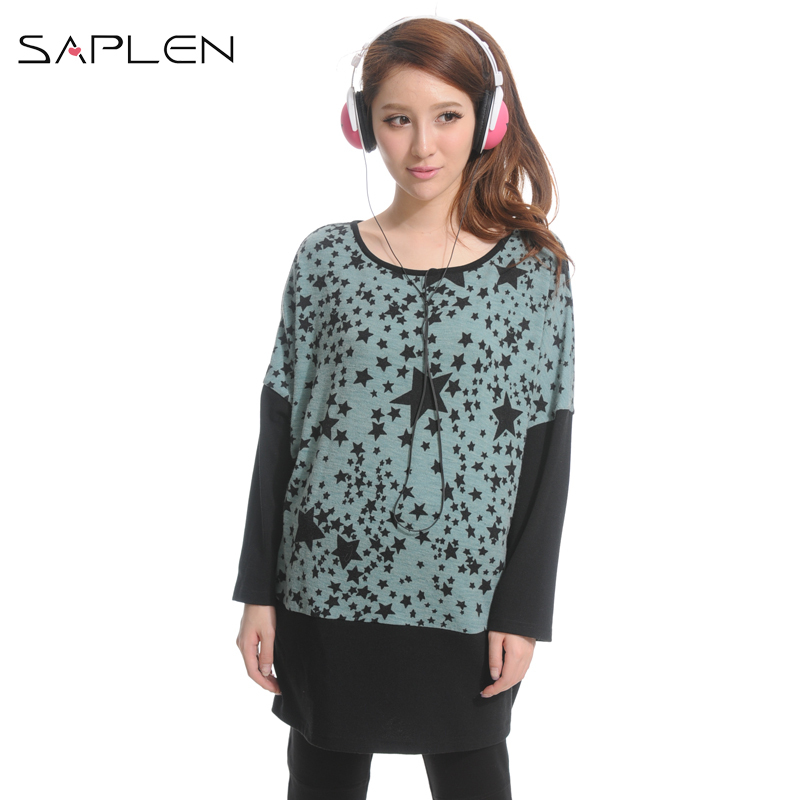 Spring maternity clothing fashion long-sleeve T-shirt medium-long 131763