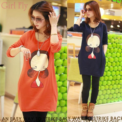 Spring maternity top maternity clothing spring fleece sweatshirt maternity top plus size long-sleeve T-shirt