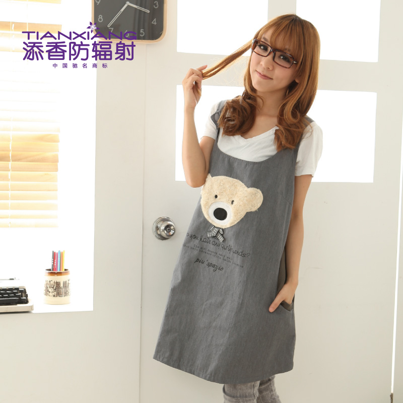 Spring new arrival bear radiation-resistant maternity clothing vest maternity dress 60384