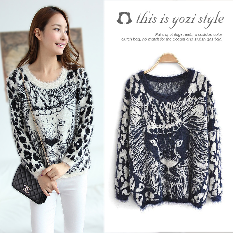 Spring new arrival fashion women's slim o-neck pullover long-sleeve knitted basic shirt sweater w-794