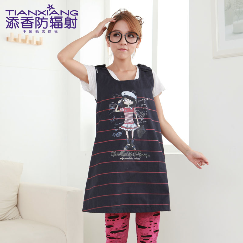 Spring new arrival radiation-resistant maternity clothing pearl fiber radiation-resistant maternity vest maternity dress 68405