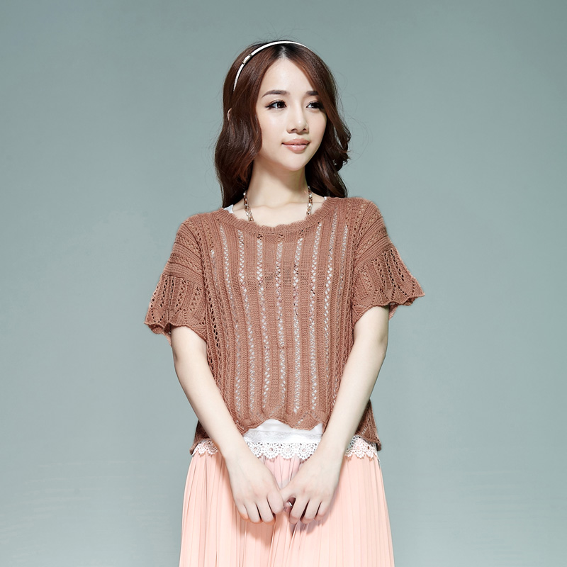 Spring new arrival TONLION female short-sleeve pullover sweater d660 199