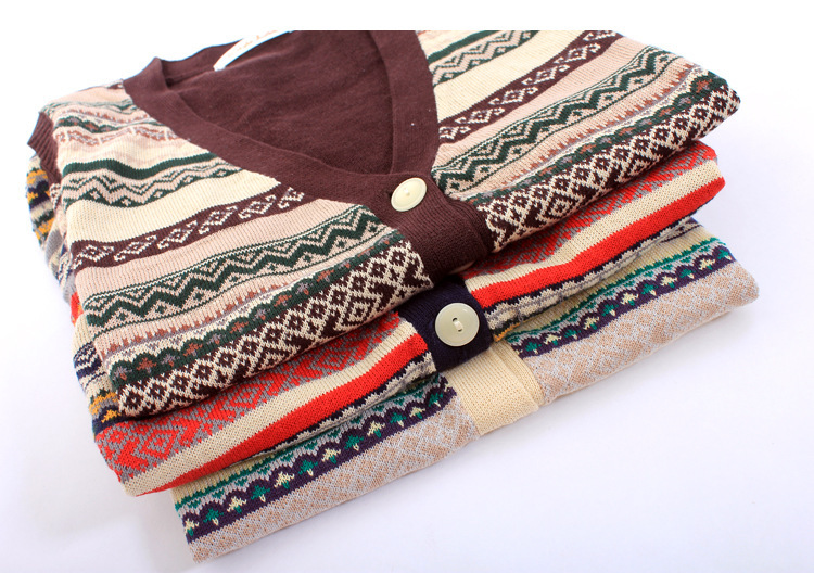 Spring new arrival vintage stripe sweater vest short design vest female rustic