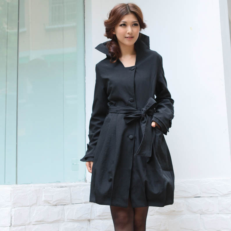 Spring outerwear 2012 autumn and winter slim medium-long outerwear spring and autumn women's trench female