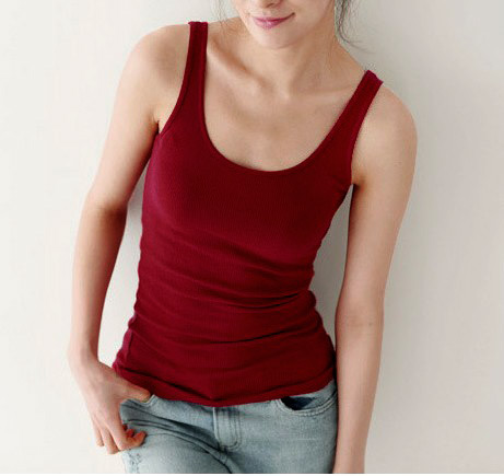 Spring slim u modal vest basic spaghetti strap vest female tank