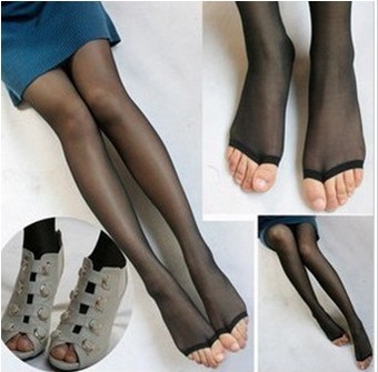 Spring/Summer Ladies'  Fish-mouth Pantynose/Leggings Women Snagging Resistance Stockings