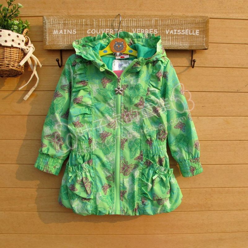 Spring topolino female child outerwear trench jacket clothes
