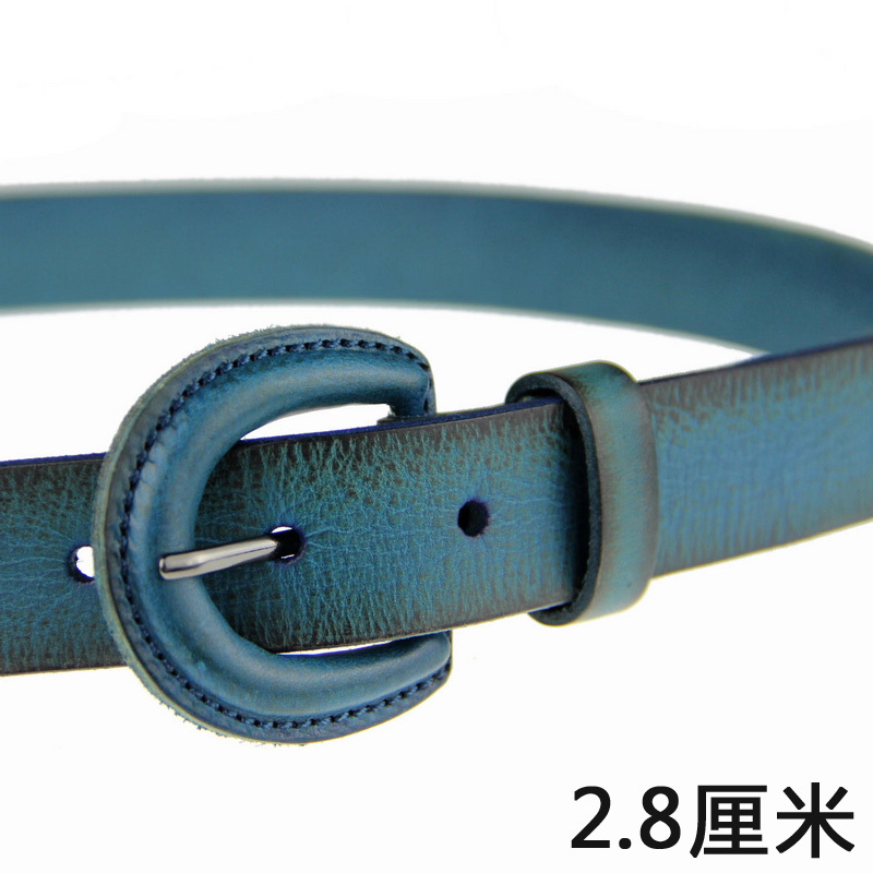 Spring women's genuine leather strap anti-allergic Women all-match decoration genuine leather belt