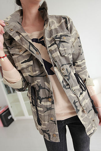 Ssan 1011 handsome Camouflage outerwear