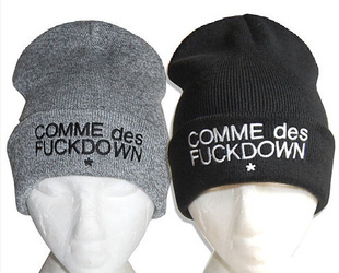 SSUR COMME DES FUCKDOWN Beanie hat ,wool winter knitted caps and hats for man and women +free shipping