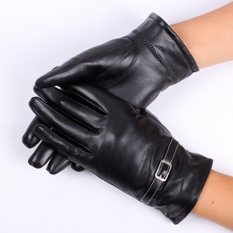 Star Foreign Trade 800 sheepskin gloves autumn and winter 2012 women's cold thermal plus velvet genuine leather gloves