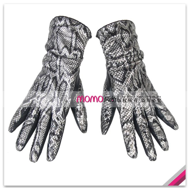Star print limited edition sheepskin gloves women's genuine leather gloves y005