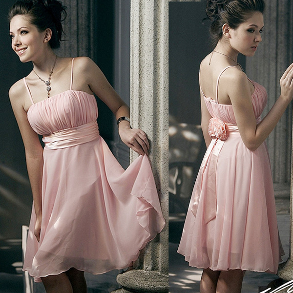Star style bridesmaid dress fashion elegant dress pink purple bridesmaid dress formal dress
