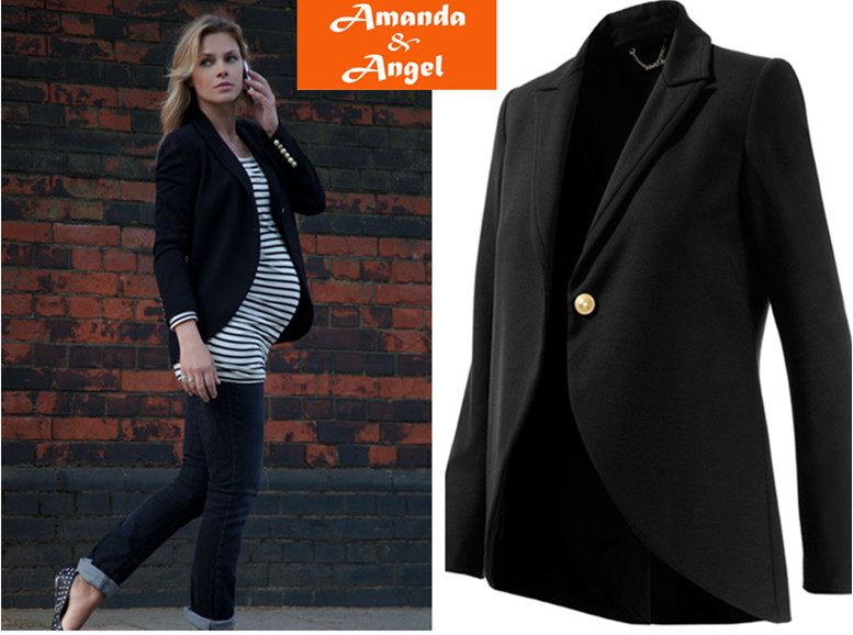 Star style fashion maternity outerwear maternity suit jacket maternity clothing fashion maternity clothing spring