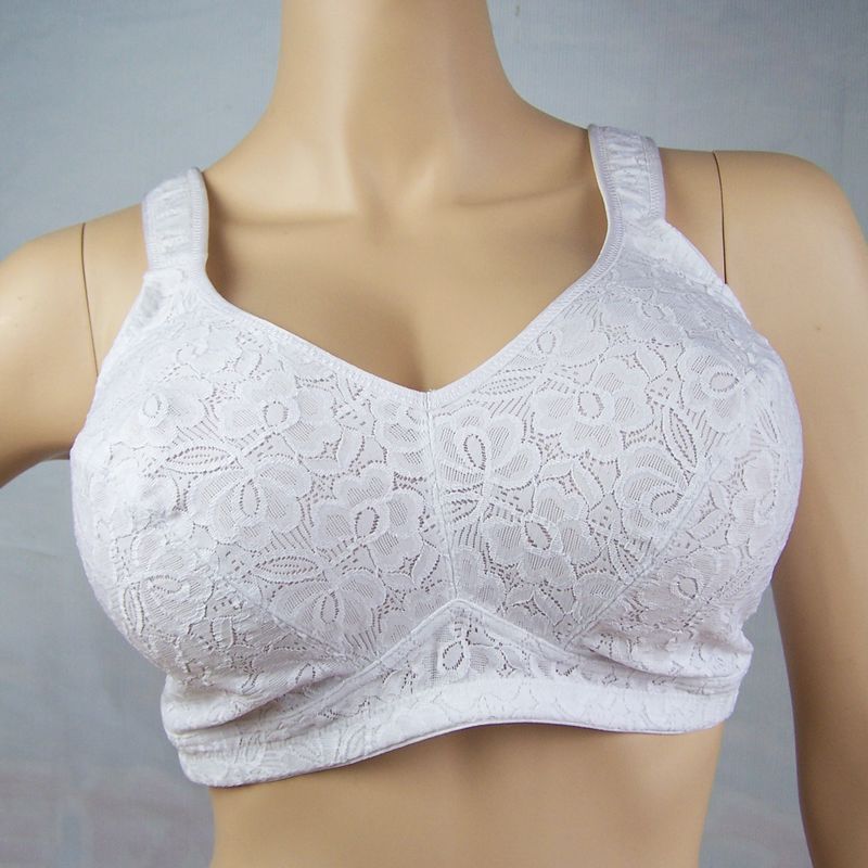 Steel plus size full cup bra white 85-105c large cup underwear fashion single