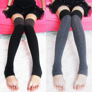 Stockings over the knee thick boots socks wool hose, socks knee boots set of reactor socks warm type