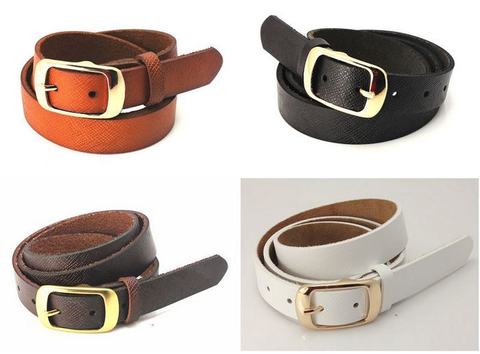 Strap female genuine leather belt cowhide belt pin buckle embossed leather belt denim decoration waist of trousers belt gossip