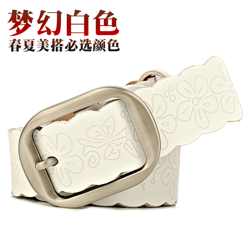 Strap Women fashion genuine leather cowhide belt female circled all-match vintage female