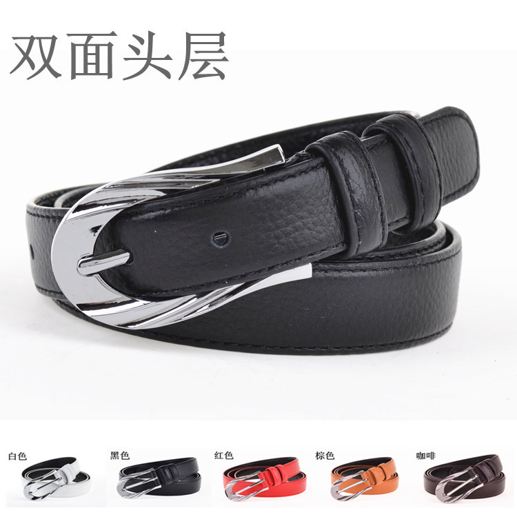 Strap Women fashion genuine leather first layer of cowhide women's belt all-match casual pants belt