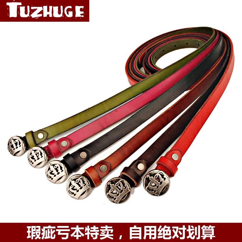 Strap Women genuine leather fashion vintage belt female all-match