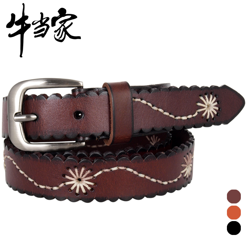 Strap Women genuine leather women's belt cowhide belt female all-match belt female decoration strap female 283