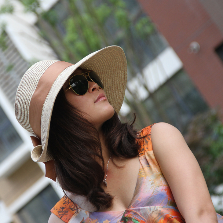 Straw hat female summer women's sunbonnet anti-uv sun hat outdoor large brim hat beach cap