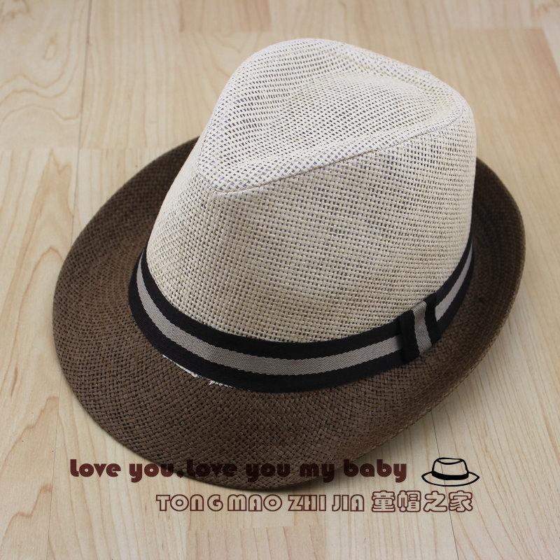 Strawhat male female fashion hat fedoras jazz hat beach cap vintage cap lovers sun hat