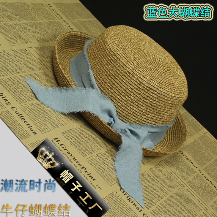 Strawhat summer women's sun-shading hat casual fashion summer beach sun hat sun hat millinery