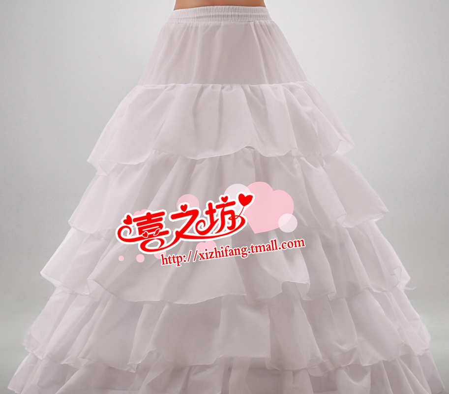 Stretcher boneless pannier skirt wedding dress the bride dress bridal accessories internality
