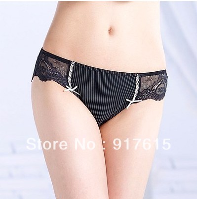 Stripe and Lace Pattern---Sexy Briefs / Panties / Under Wear for Women * elegant * * charm * * cool *