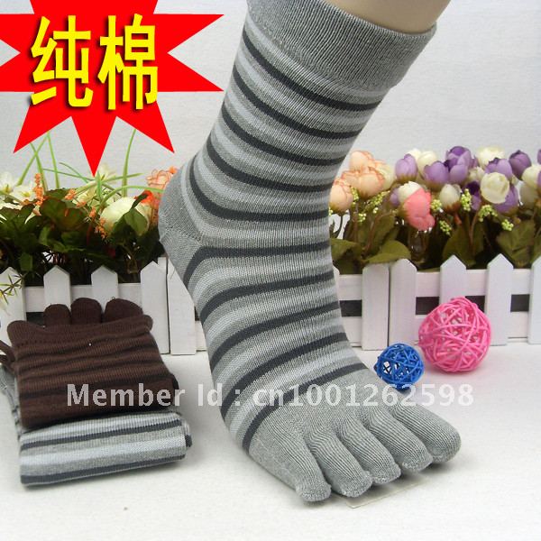 stripe female socks  sweat absorbing socks Free Shipping