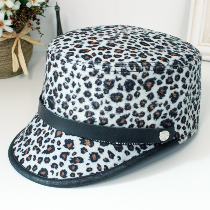Style cap leopard print fedoras jazz hat knight hat fashion hat