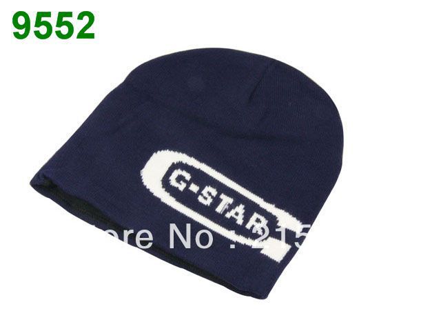 styles G- STAR    black hat,Fashionable men and women knitting wool cap,4color,Free shipping.