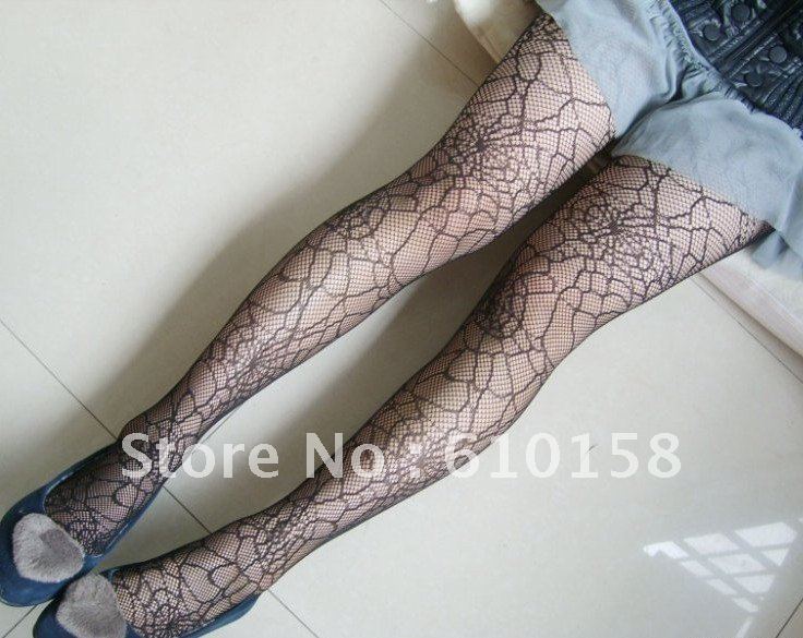 Stylish Fashion Spider Web Style Pantyhose Women Sexy Leggings Tights  Stockings 10pcs/Lot With Retail Package