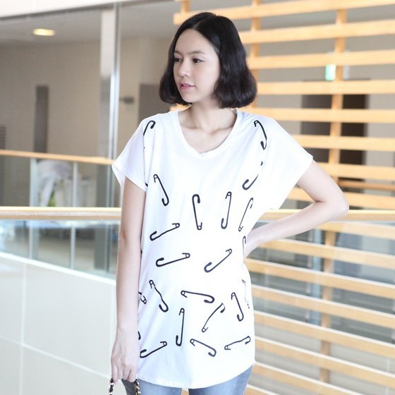 summer 2013    top  clothes  t-shirt o-neck short-sleeve maternity clothing