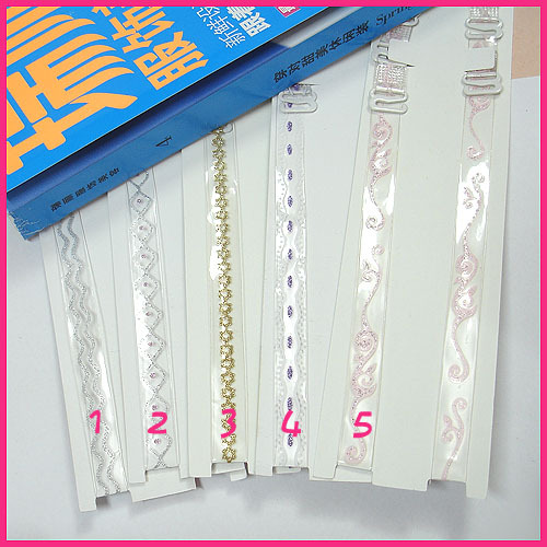 Summer all-match female fashion print invisible transparent shoulder strap bra shoulder strap bra shoulder strap