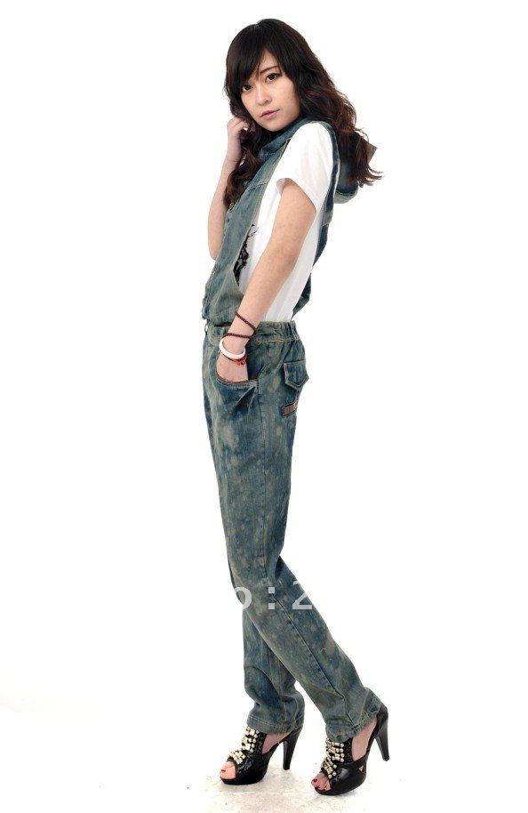 Summer Bib ,Removable Bib ,Long jeans ,2012 new style ,Denim overalls ,free shipping