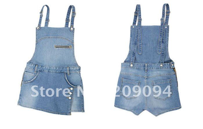 Summer Bib ,Removable Bib ,Long jeans ,2012 new style ,Denim overalls ,free shipping