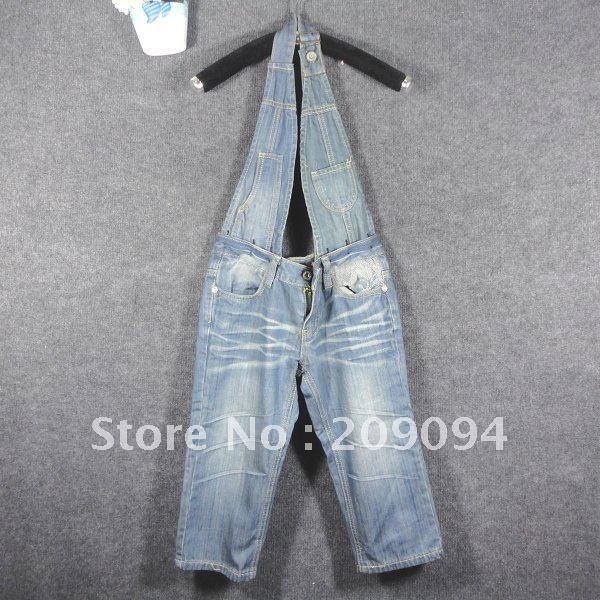 Summer Bib ,Removable Bib ,Long jeans ,2012 new style ,Denim overalls ,free shipping