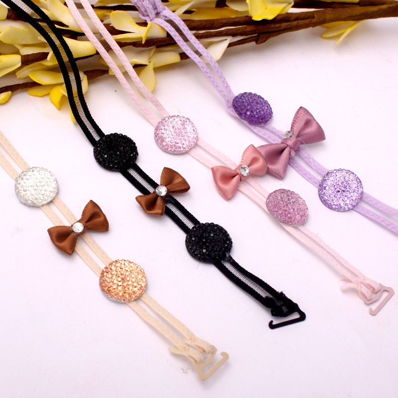 Summer bra decoration shoulder strap underwear shoulder strap bra with pectoral girdle underwear rhinestone tassel shoulder