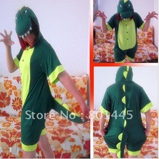 Summer Cartoon design dinosaur Adult romper nonopnd ckeeociar cotton + Lycra for 105cm~188cm free shipping wholesale