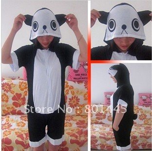 Summer Cartoon design panda Adult romper nonopnd ckeeociar cotton + Lycra for 145cm~168cm free shipping wholesale