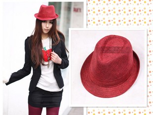 Summer casual cap small fedoras female hat male fedoras hip-hop hiphop summer