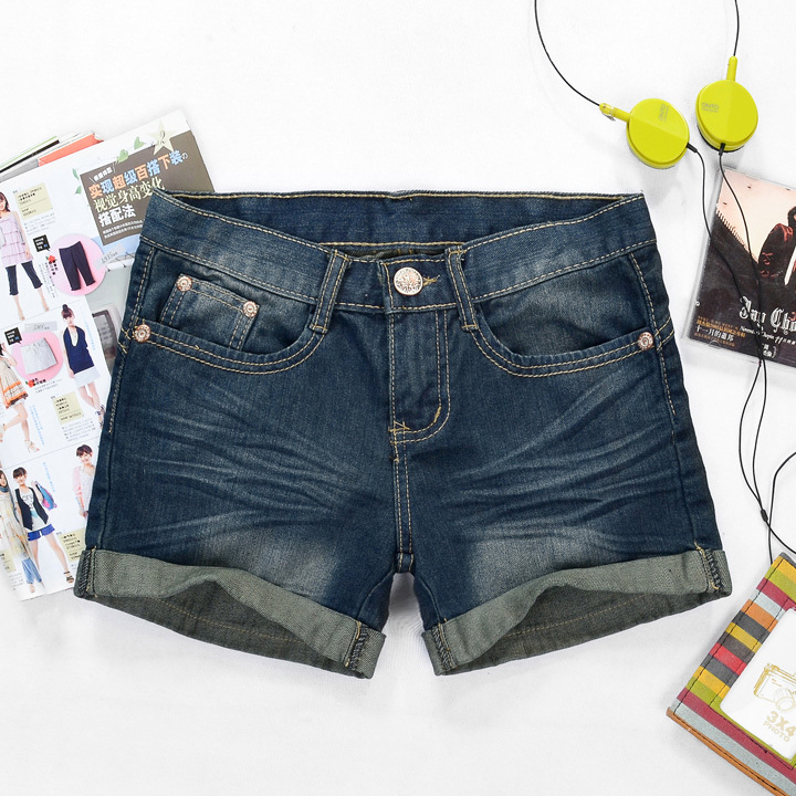 Summer casual loose plus size denim shorts mm shorts female trousers
