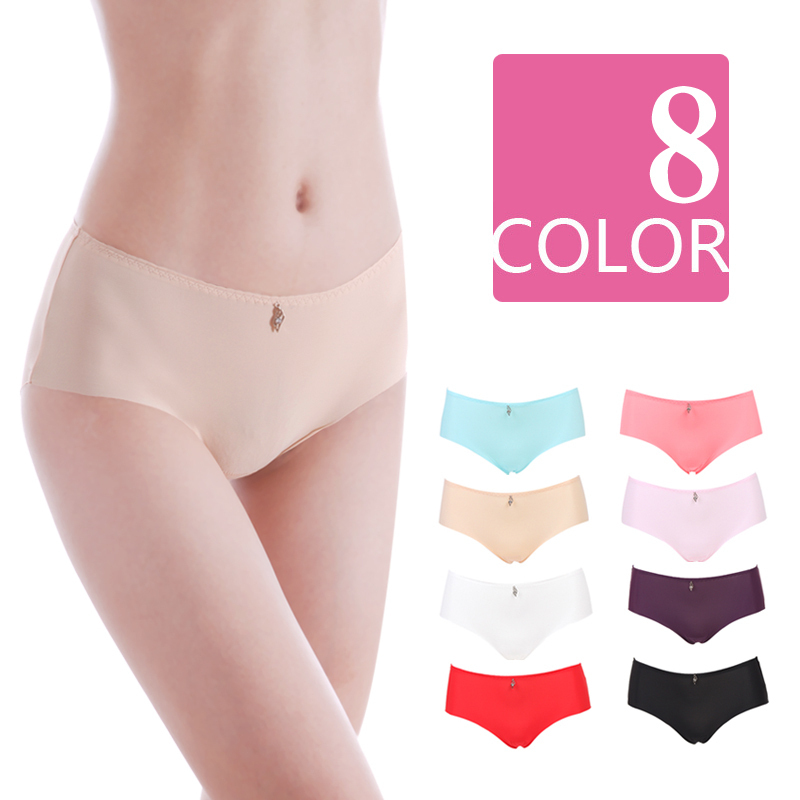 Summer cool leugth comfortable female panties viscose seamless panty