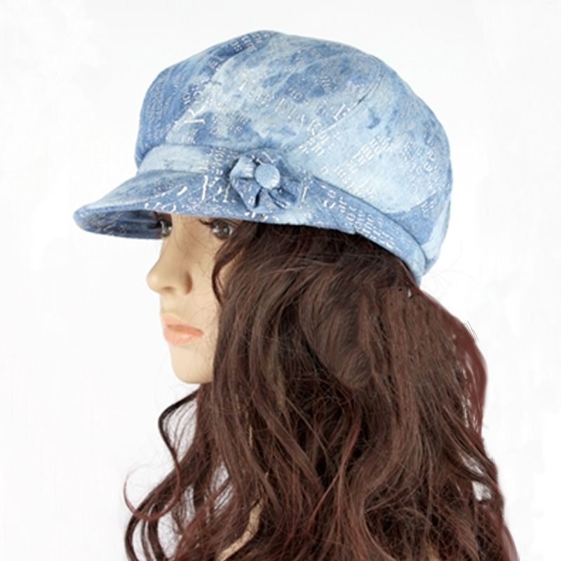 Summer fashion trend of the women's hat dishevelling letter fashion octagonal cap women's hat