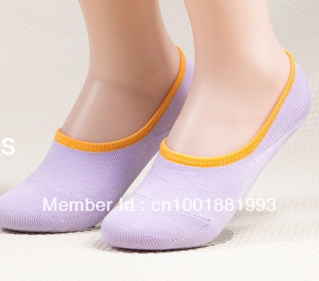 Summer female socks female bamboo fibre invisible sock slippers shallow mouth 100% cotton 100% cotton socks thin sock 10 double